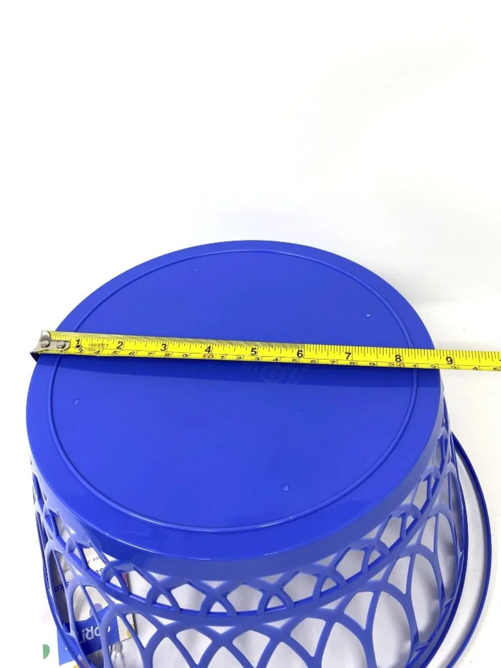 Target Retro Vintage Like Plastic Easter Lattice Basket Blue - Spritz™